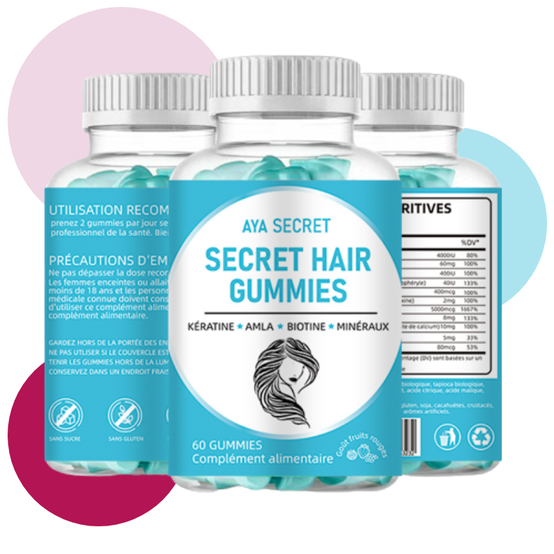SECRET HAIR GUMMIES - BEST SELLER
