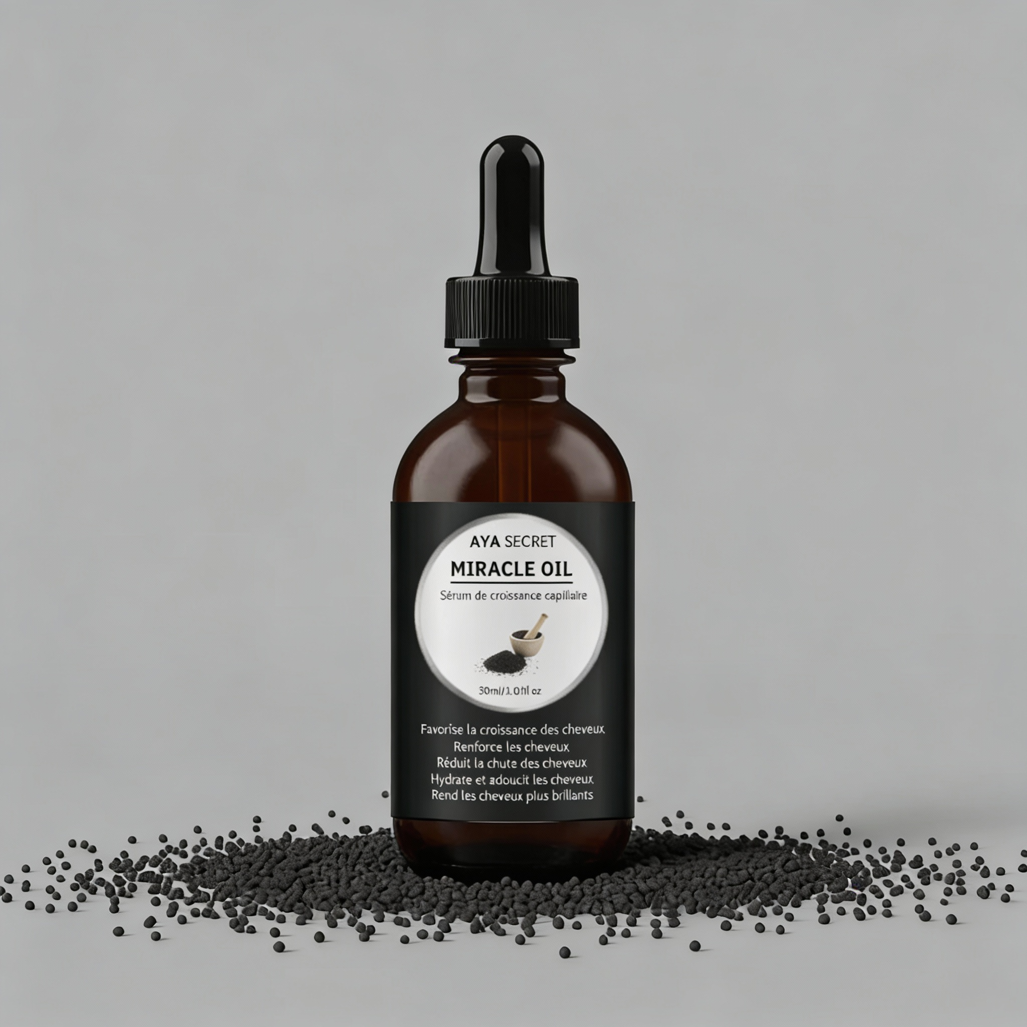 MIRACLE OIL - SERUM DE CROISSANCE POUR CHEVEUX À L'HUILE DE NIGELLE